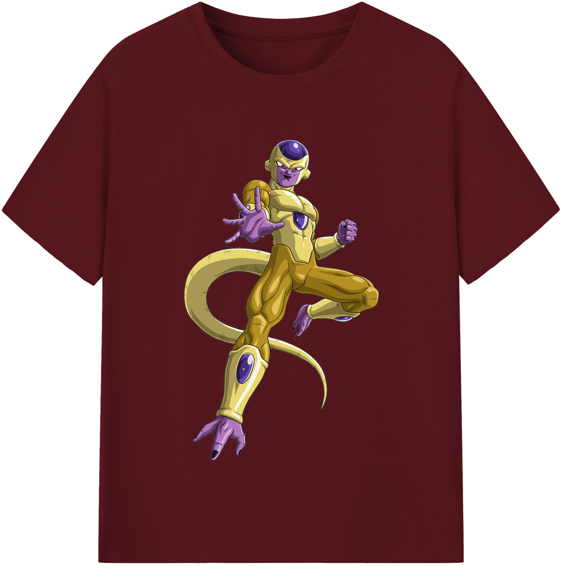 （画像用） ドラゴンボール フリーザ DRAGON BALL Frieza 綿100％半袖Tシャツ（フロントプリント）